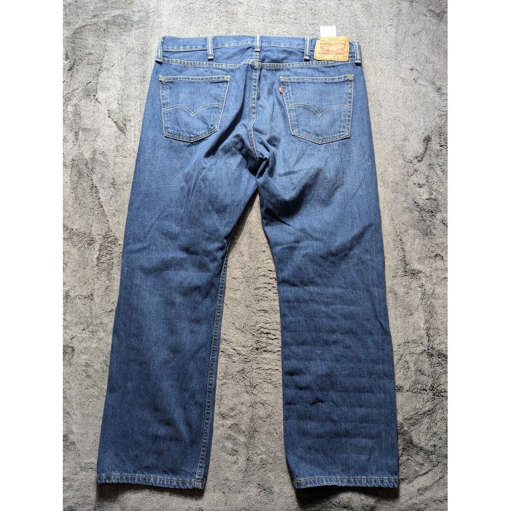 Levi's 514 Straight Leg Jeans Men's Size 38x30 Medium Wash - Picture 10 of 14